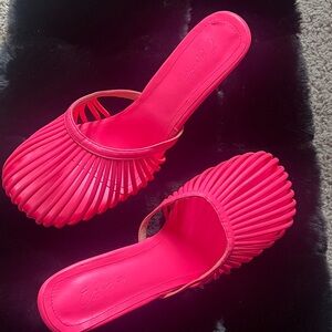 SOLD - Ekhator Label “Lottie” Basket Heels - Never Worn
